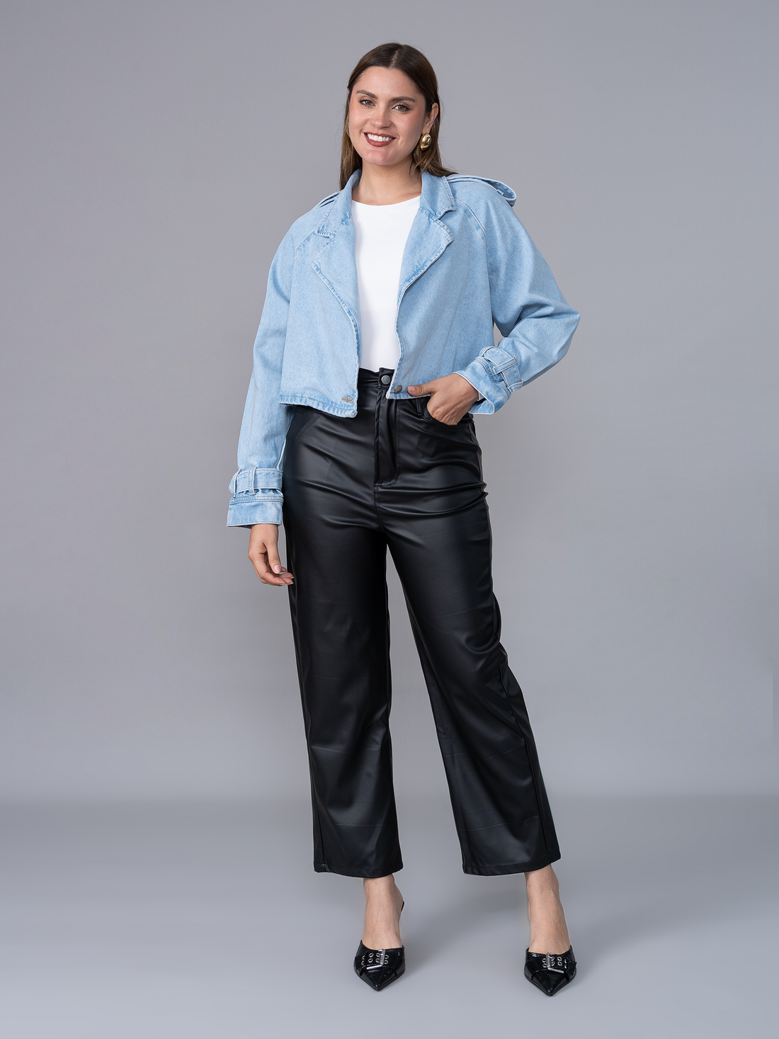 Trench Corto Denim Paula
