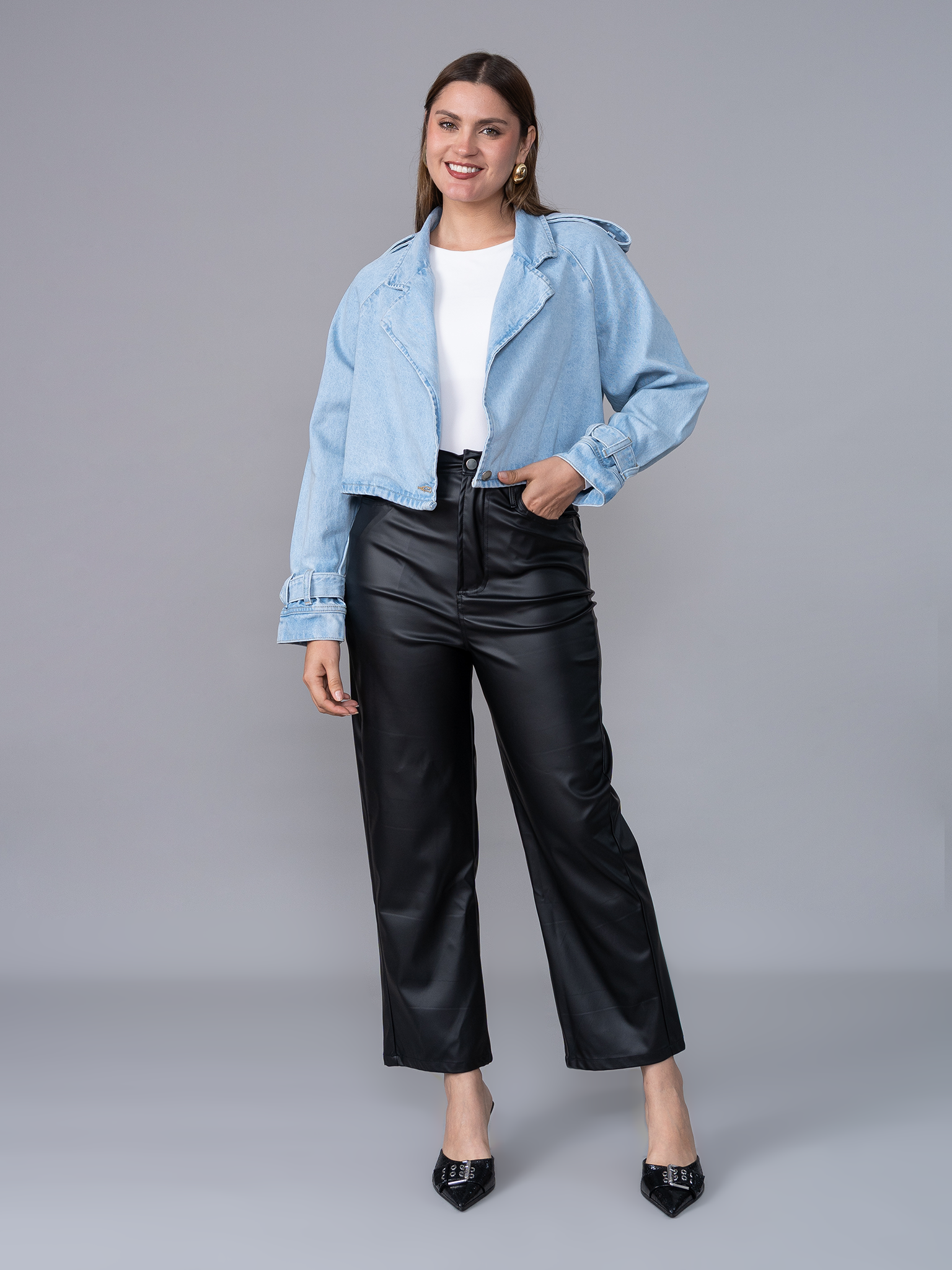 Trench Corto Denim Paula