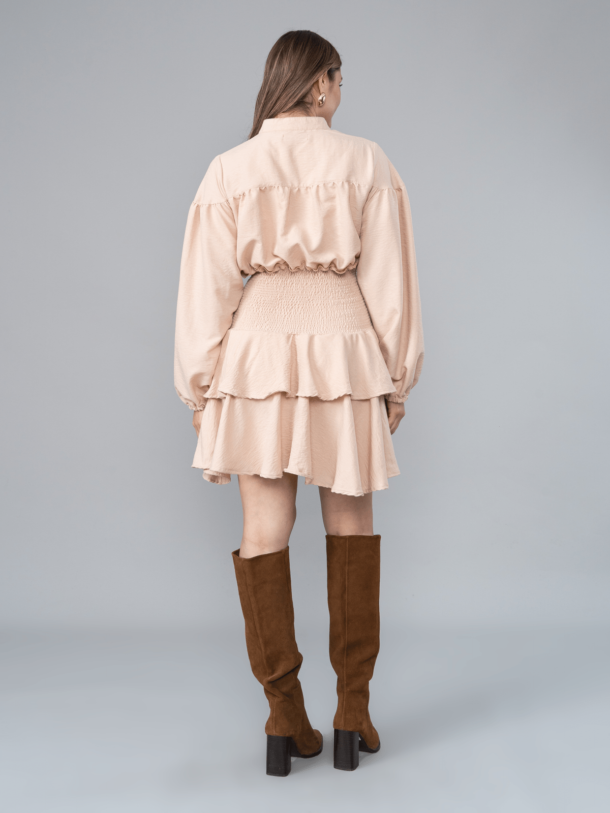 Vestido Ada Beige en Genova - Vestido de La Matier