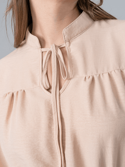 Vestido Ada Beige en Genova - Vestido de La Matier
