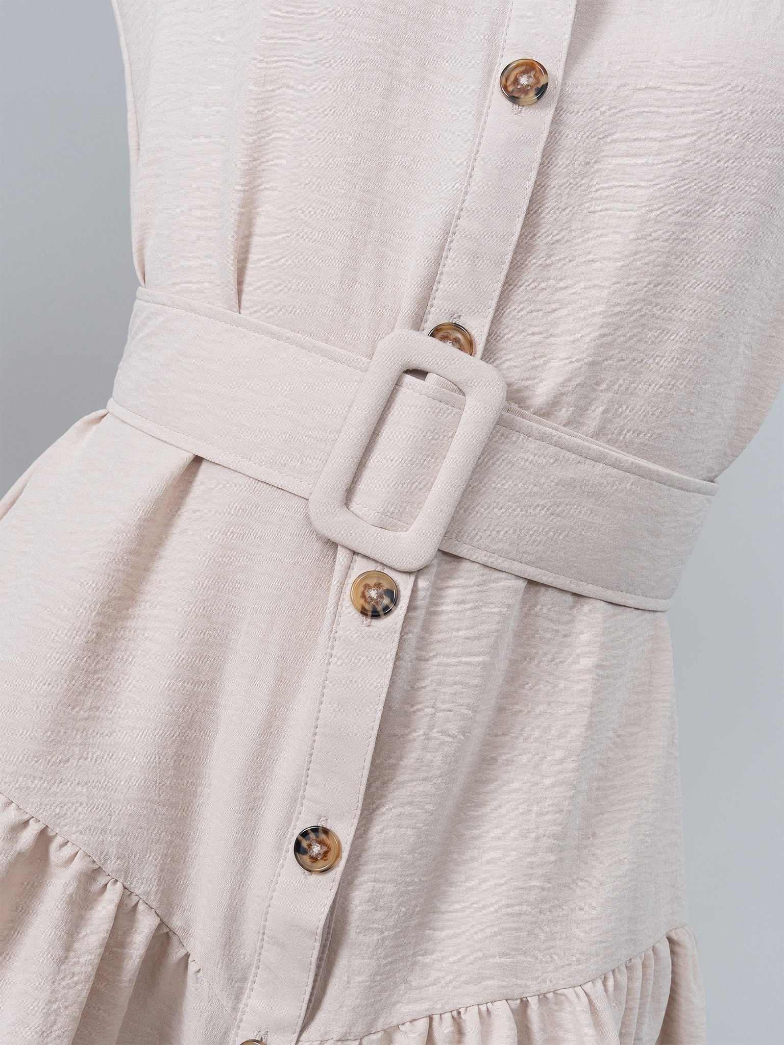 Vestido Alba 2.0 Beige en Chalis