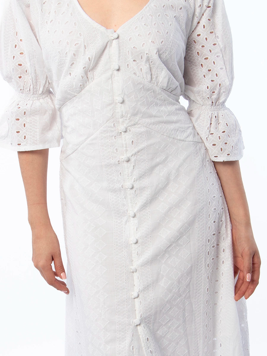 Vestido Broderie Alma