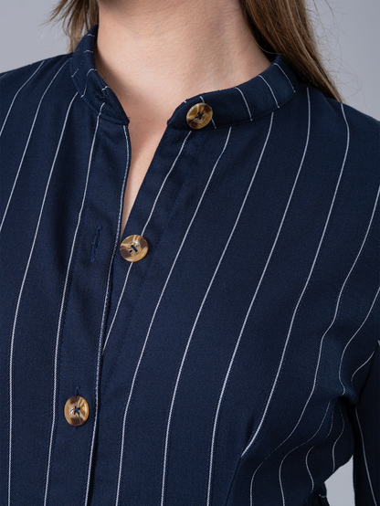 Vestido Camisero Martina Azul
