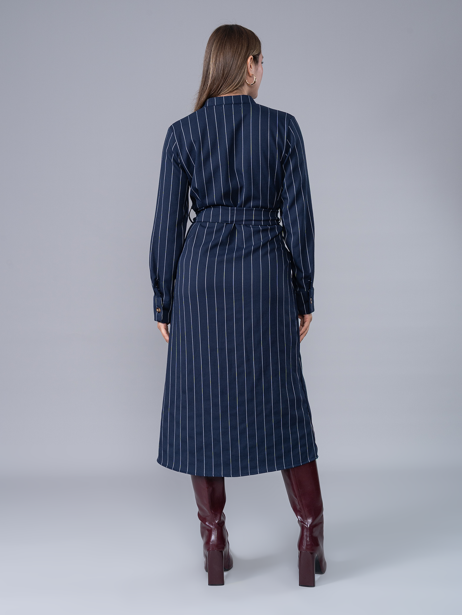 Vestido Camisero Martina Azul