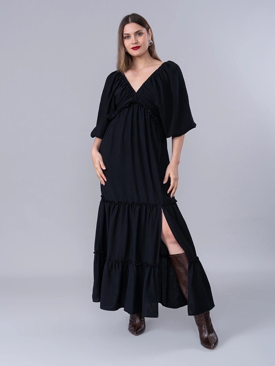 Vestido Cayetana Negro - Vestido de La Matier