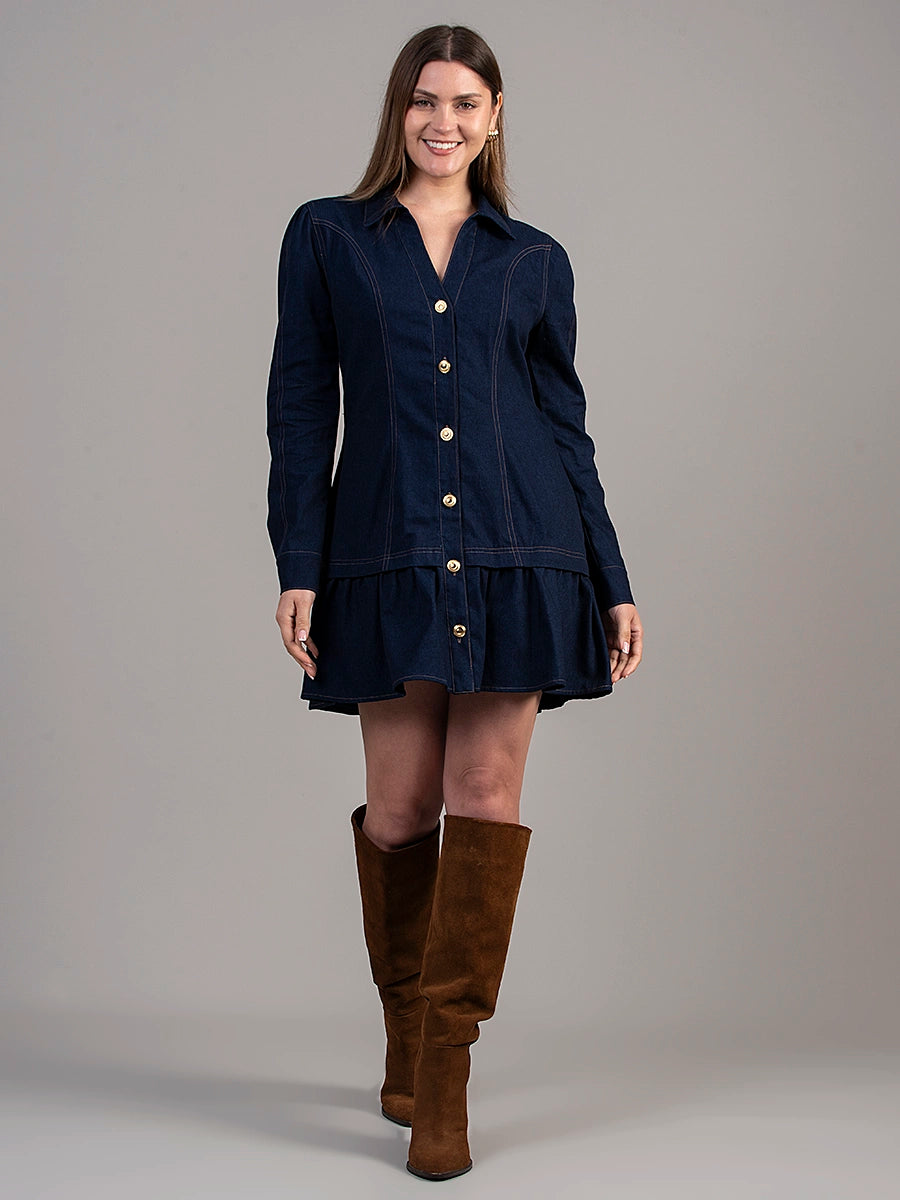 Vestido Chambray Valentina
