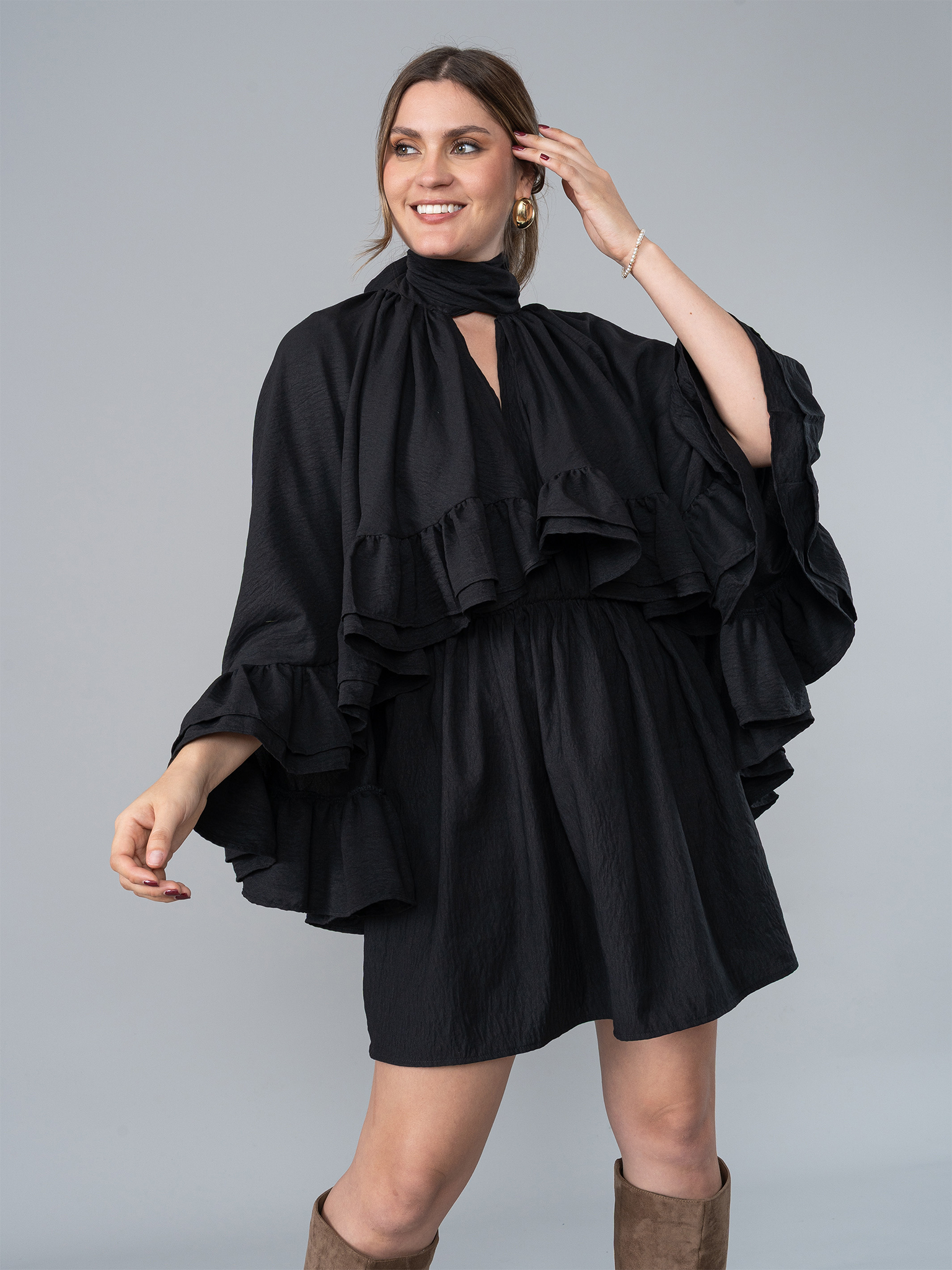 Vestido Julieta Corto Negro