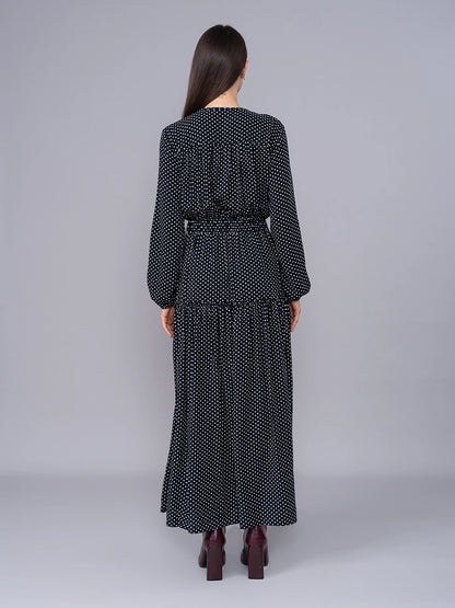 Vestido Largo Polka Dots
