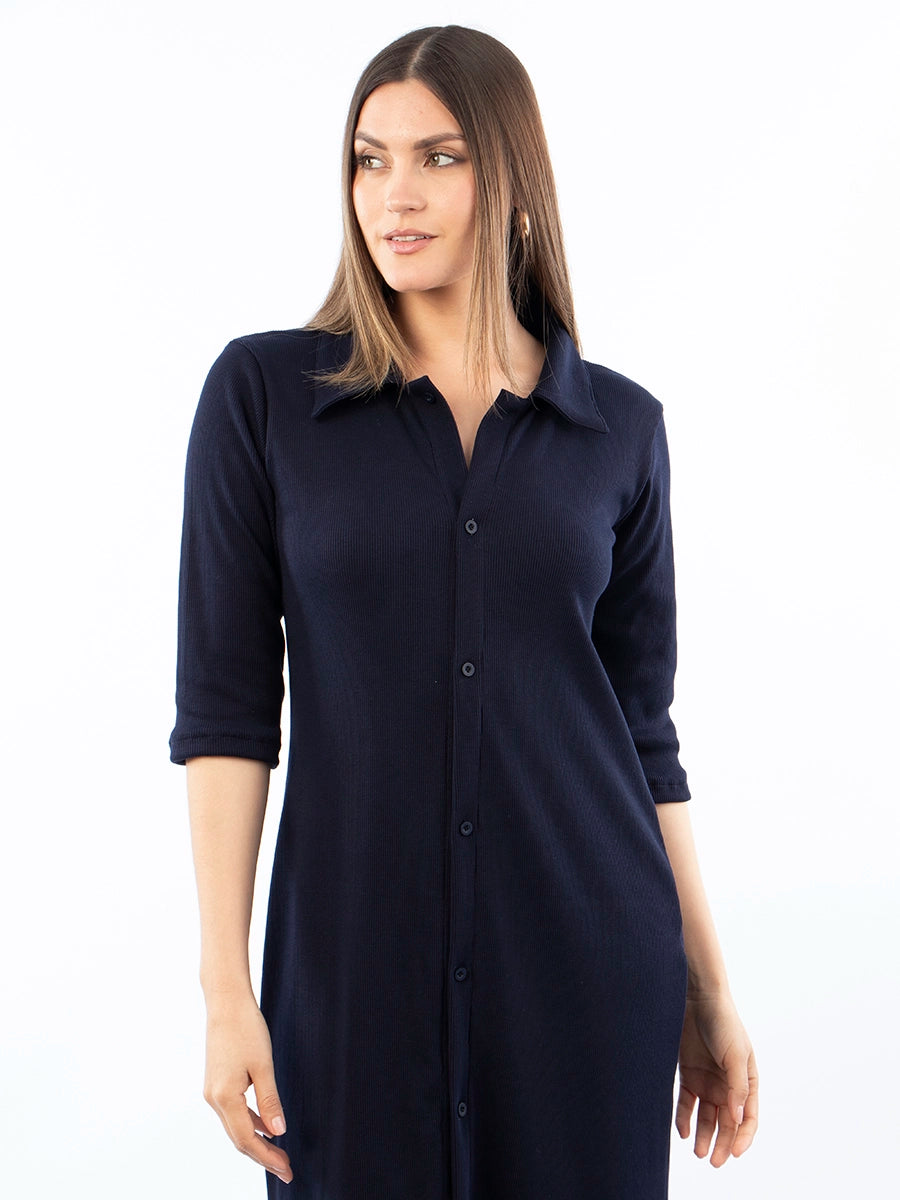 Vestido Laura Azul Oscuro