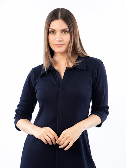 Vestido Laura Azul Oscuro
