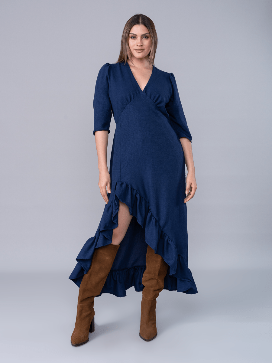 Vestido Mariella Azul - Vestido de La Matier