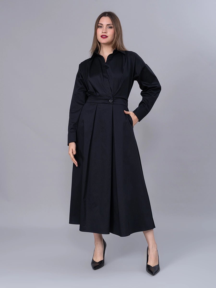 Vestido Renata Negro - Vestido de La Matier