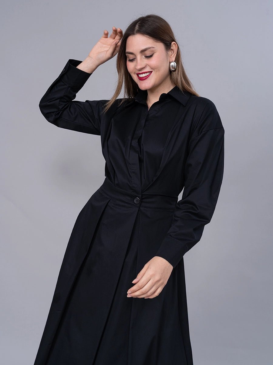 Vestido Renata Negro - Vestido de La Matier