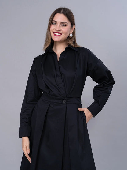 Vestido Renata Negro - Vestido de La Matier