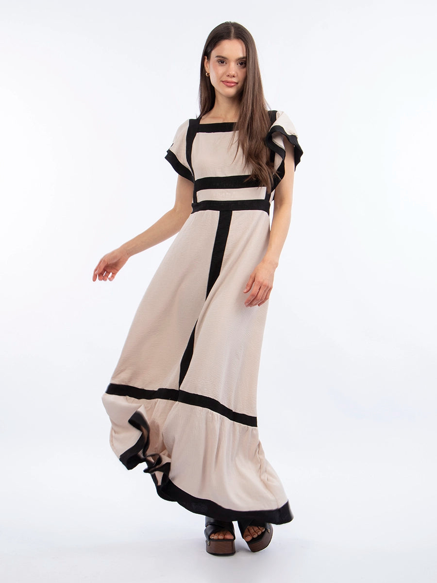 Vestido Karlotta Beige