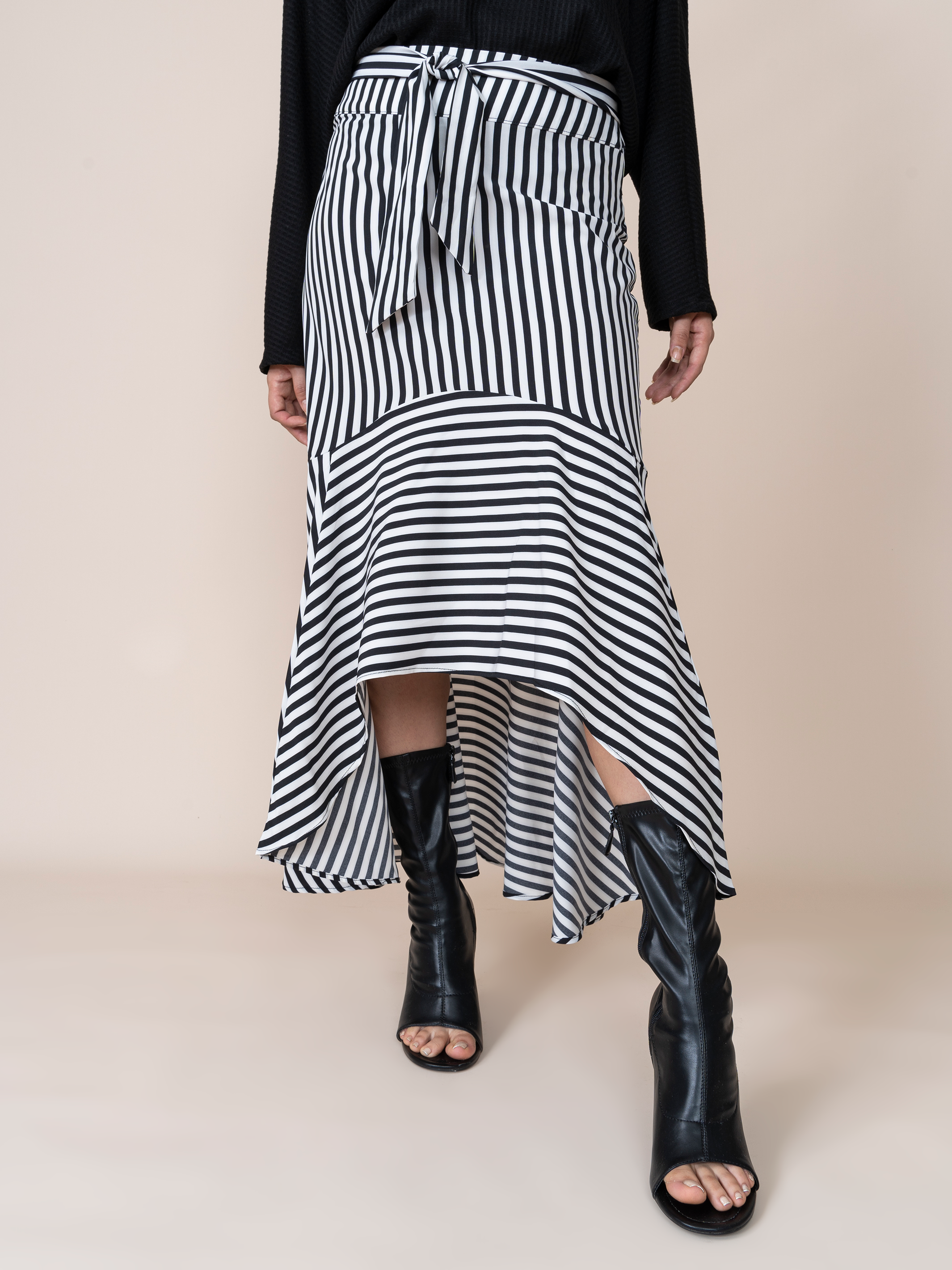 Lucero Striped Skirt