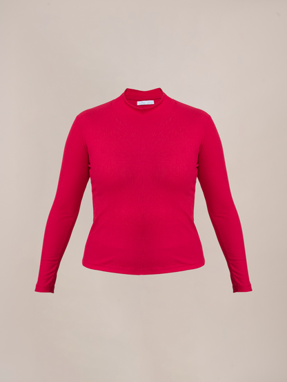 Basic Long Sleeve Fuchsia Cafarena