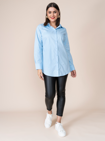 Josefina Light Blue Shirt