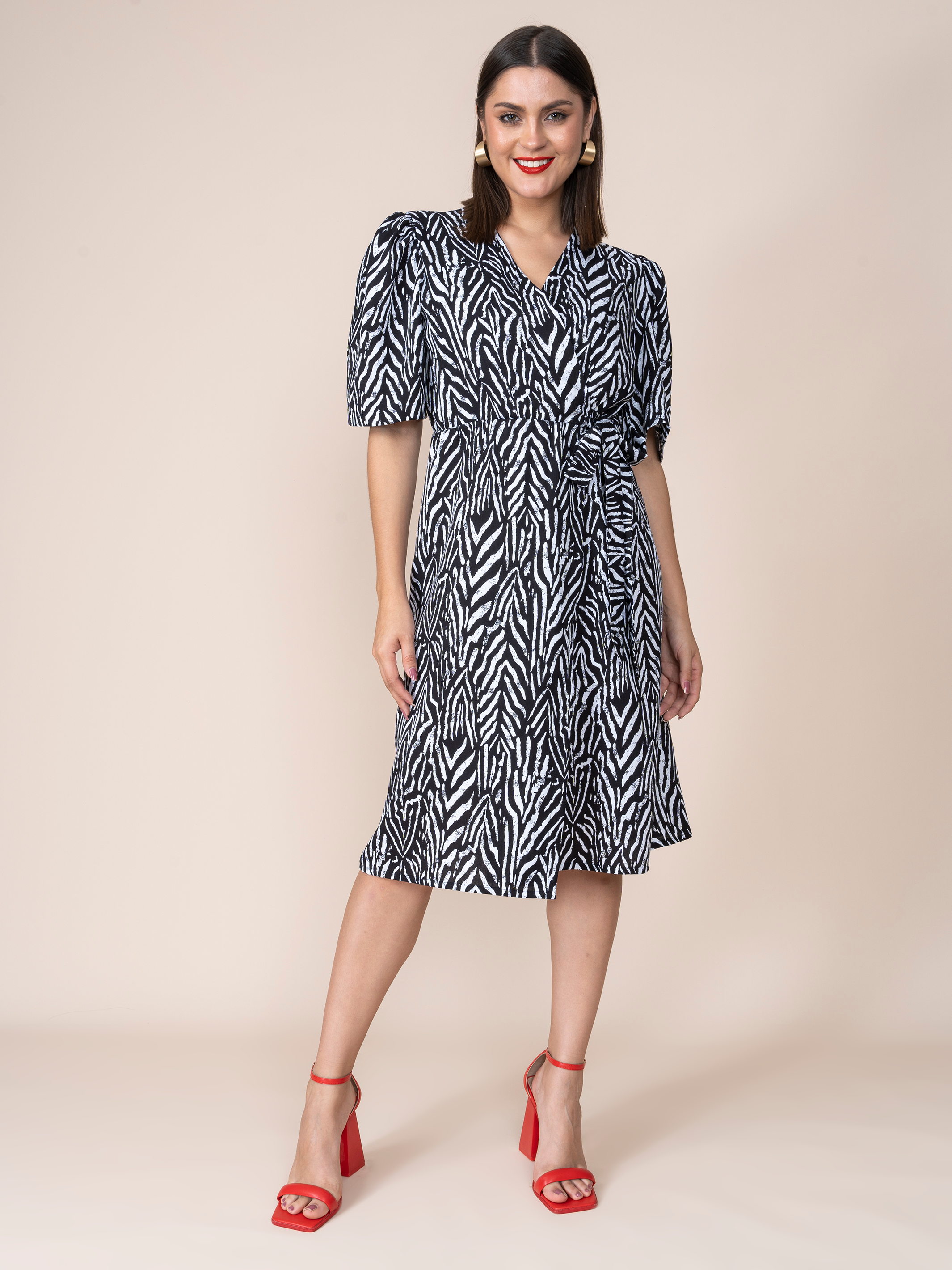 Violetta Zebra Dress