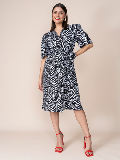 Violetta Zebra Dress