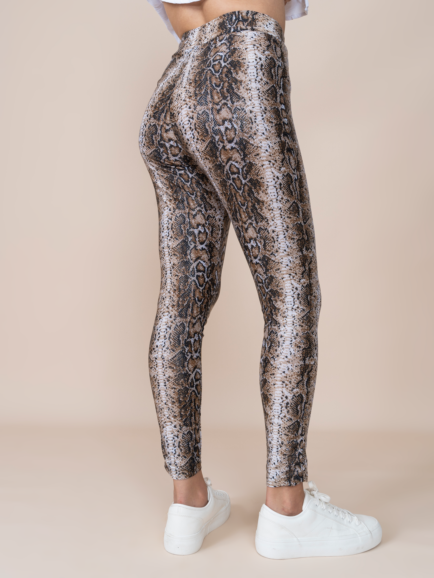 Ambar Animal Print Python Leggings