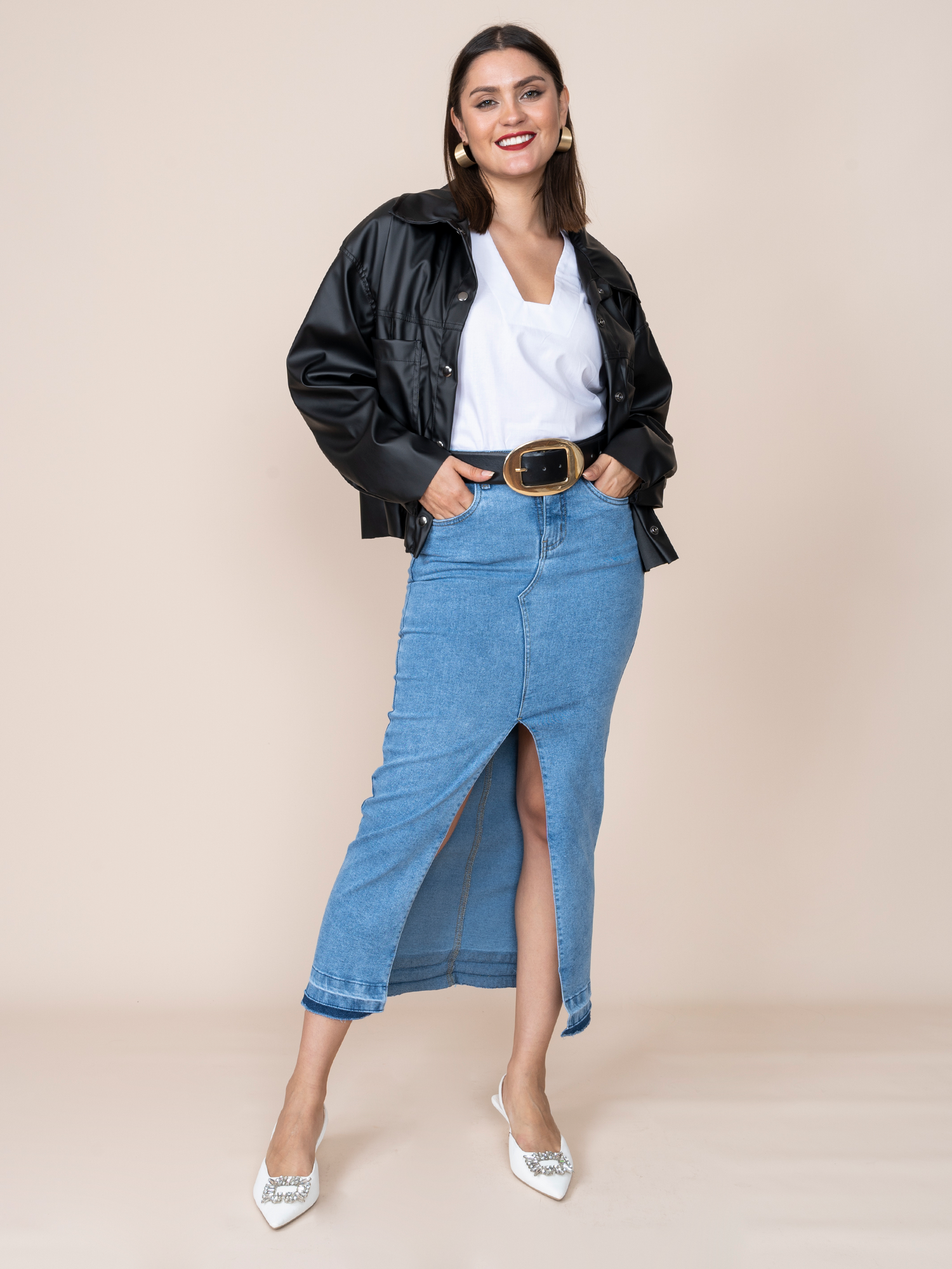 Kathy Denim Skirt