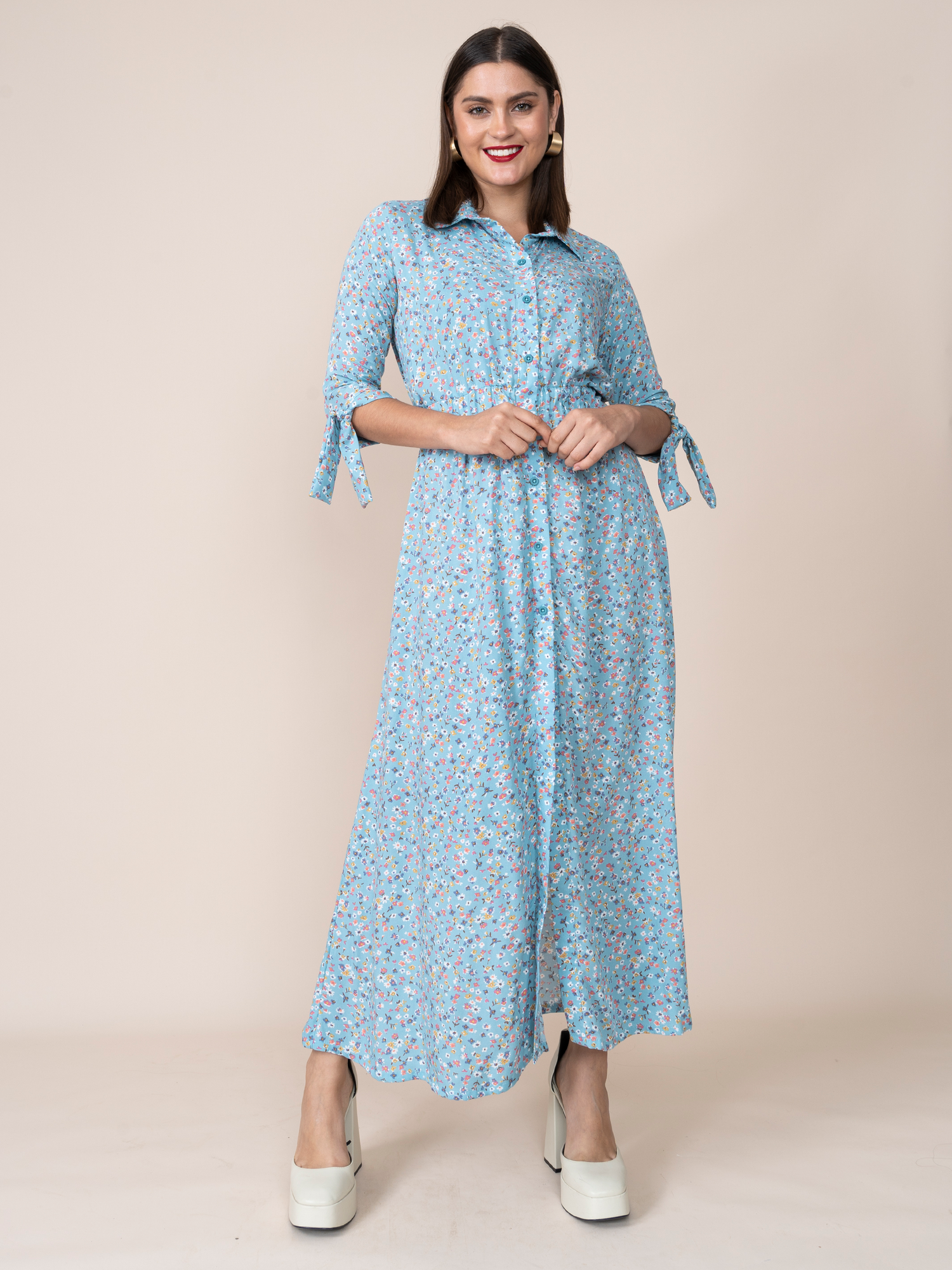 Pilar Printed Dress