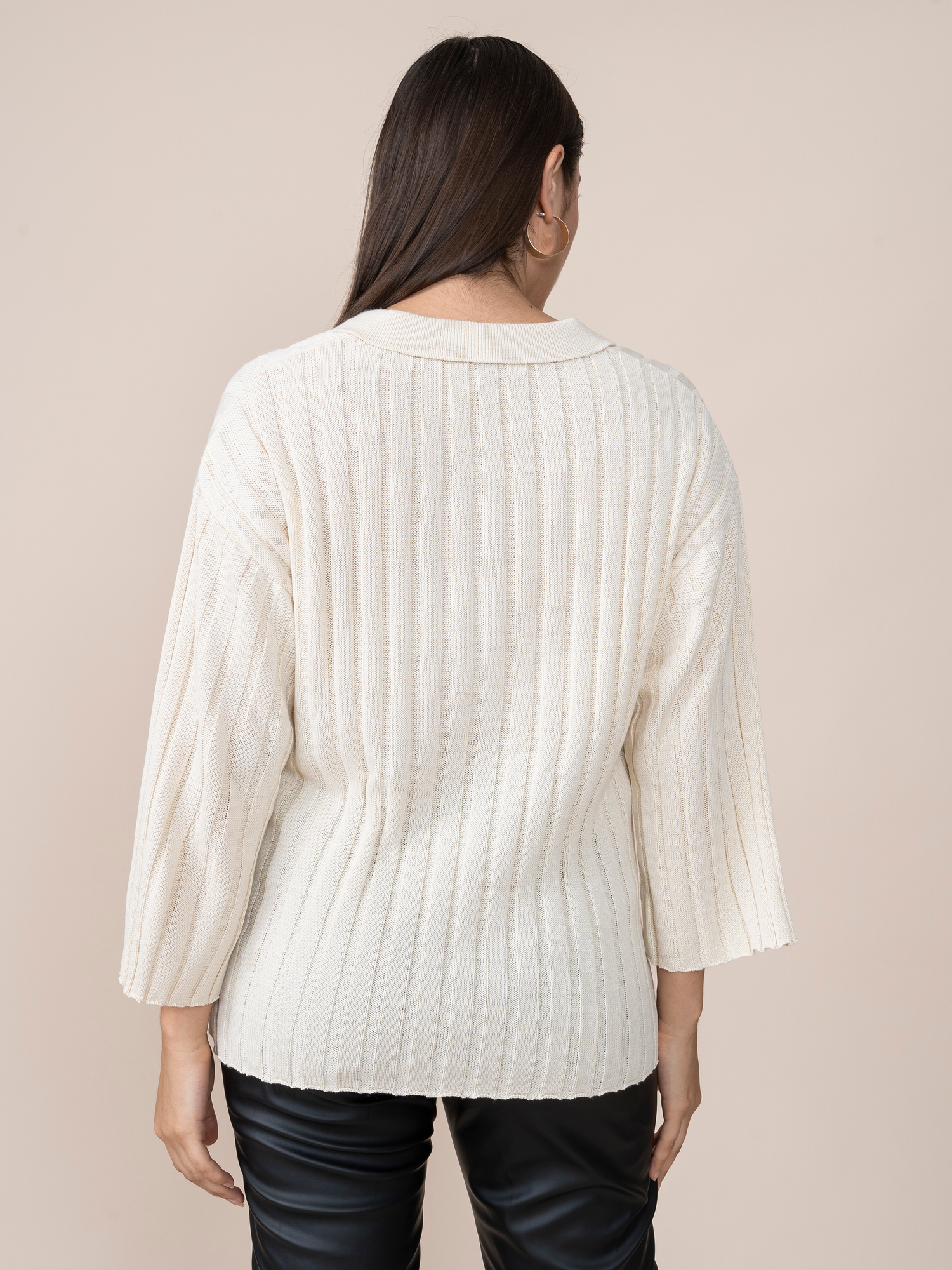 Paula Beige Knitted Sweater