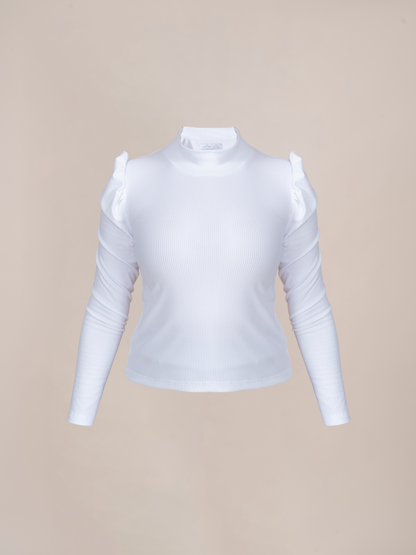 Cafarena Donna Long Sleeve White