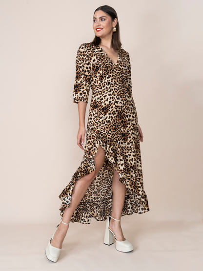 Mariella Animal Print Dress