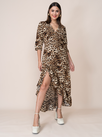 Mariella Animal Print Dress