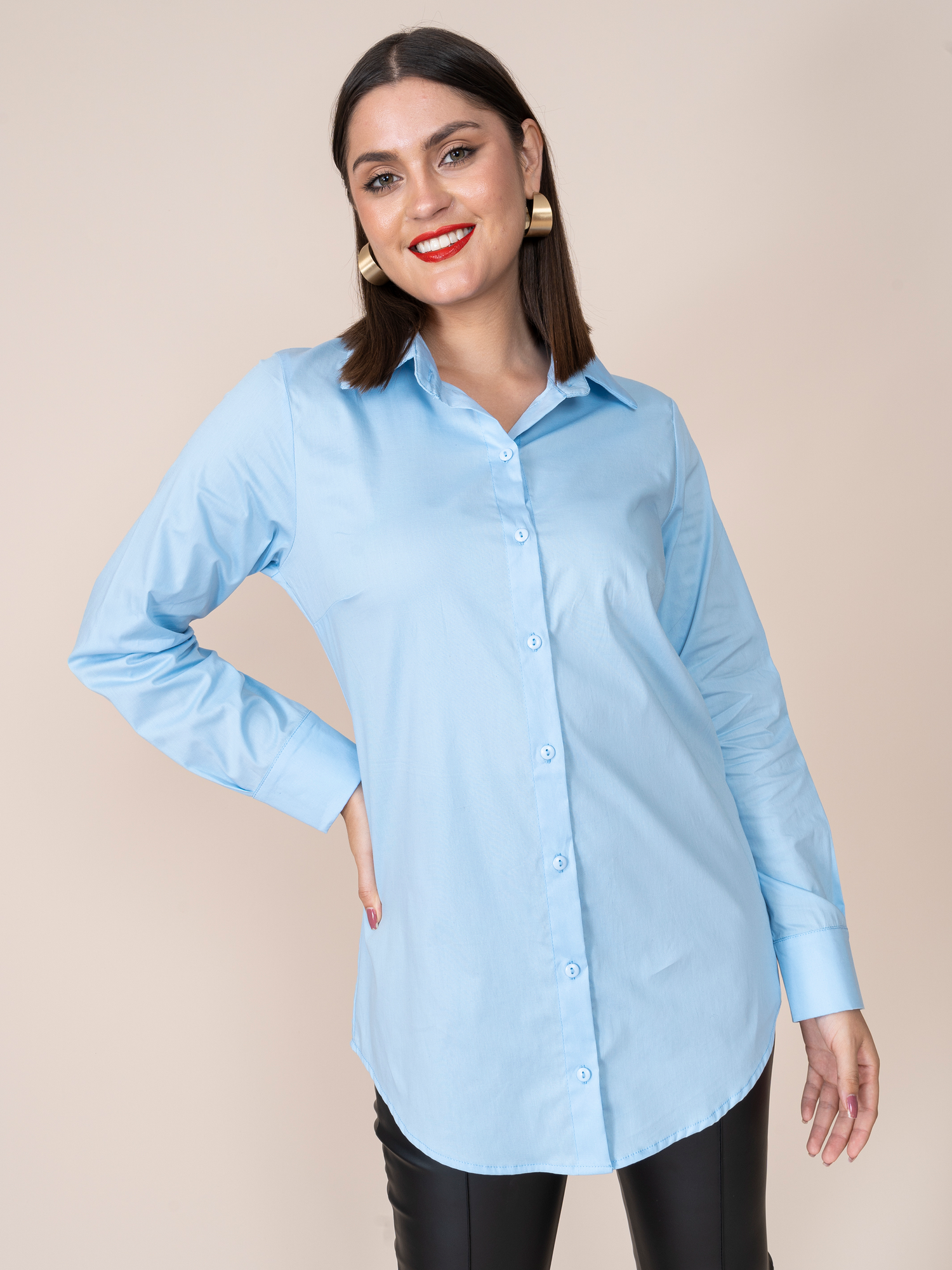 Josefina Light Blue Shirt