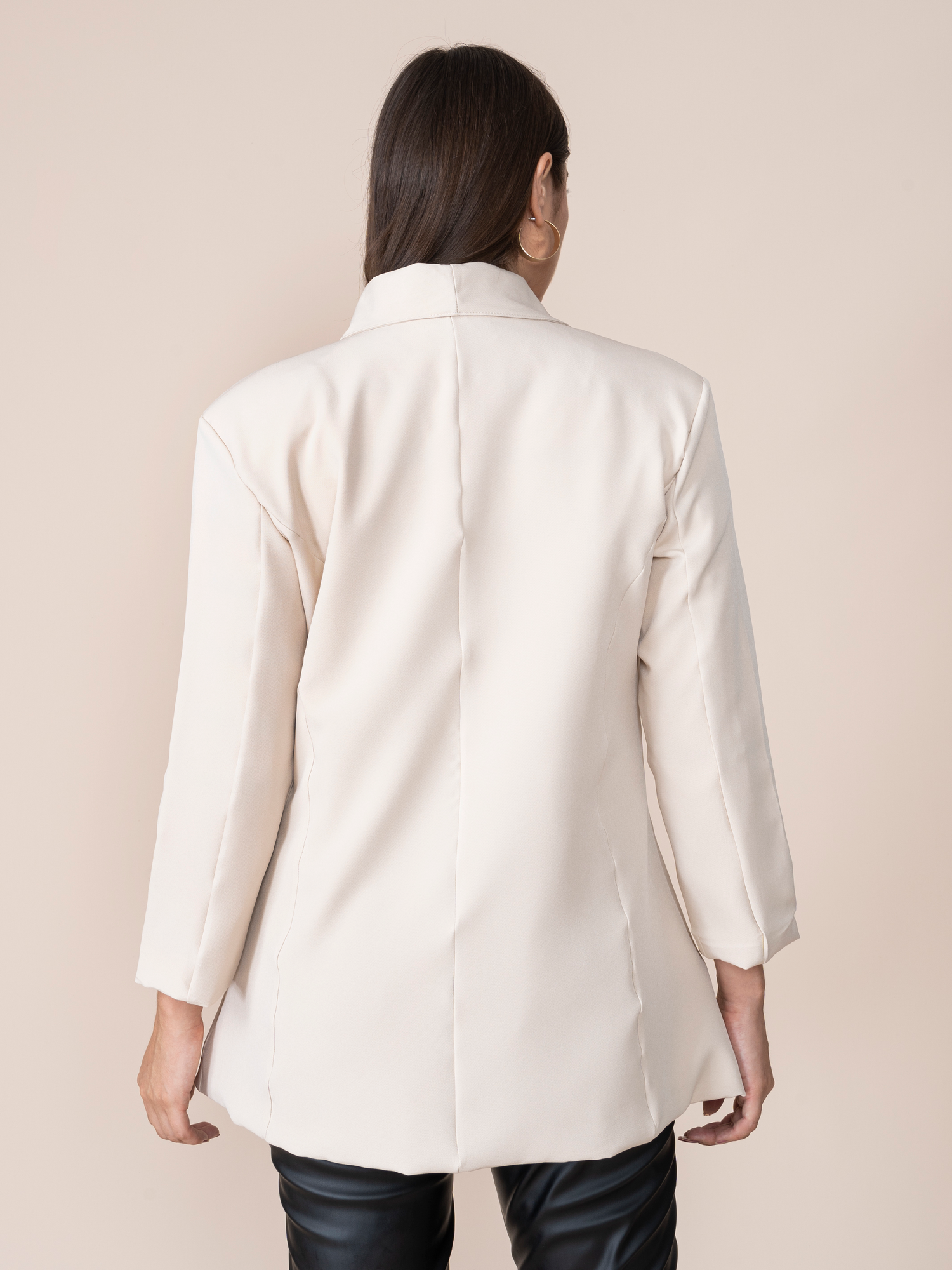 La Matier Beige Blazer